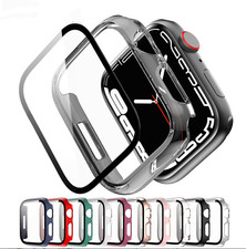 Watch Case With 9H Tempered Glass Screen Protector For Apple Watch Series 10