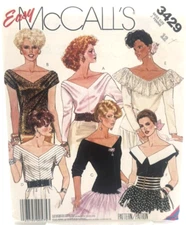 McCall's Easy Pattern #3429 - Top - (Size 12)