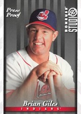 Brian Giles Press Proof Donruss 1997 Holographic Baseball Card #145