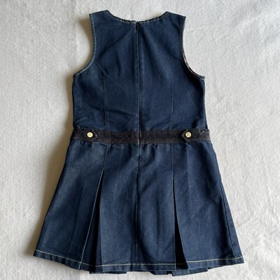 Tommy Hilfiger Girls Denim Dress Blue Size 6 (Back To School) | eBay