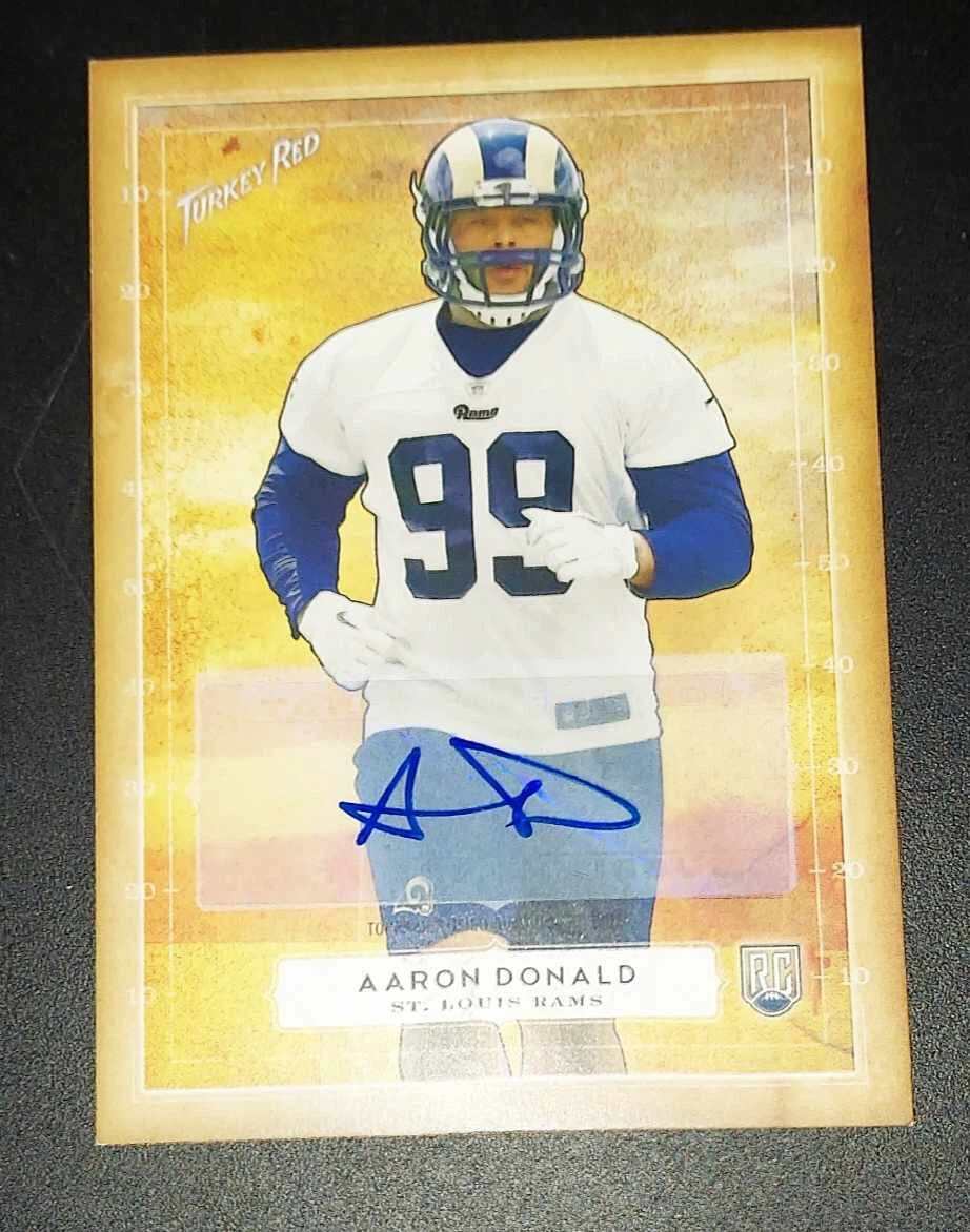 2014 Topps Turkey Red #70 Aaron Donald Rookie Auto