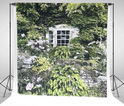 3D Wandbilder für Gartenwände & Zaun mit Duschvorhängen Kulissen Wandteppiche