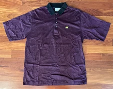 Augusta National Golf Masters Shirt Mens XL Plaid Polo Slazenger Vintage