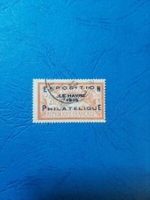 Timbre N° 257 A Exposition philatélique du Havre 1929 oblitéré.  .Cote 800€ YT