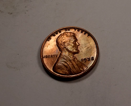 1938 Lincoln Wheat Cent Penny * Gem BU Red/BN * XW161