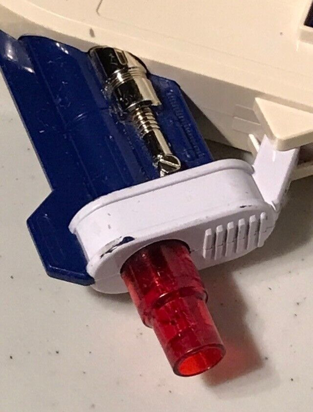 Vintage 1997 Bandai Beetleborgs Data Laser Toy Blaster complete 5 Input Cards +2