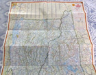 Shell OIL Gas Service Station Road Map of New Hampshire Vermont — photo 3
