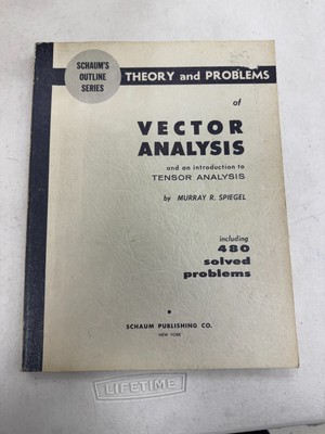 Theory And Problems Of Vector Analysis Tensor Analysis By Murray Spiegel 1959