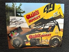 Brad Sweet Signed 8 X 10 Photo Autographed WoO Sprint Car Racing