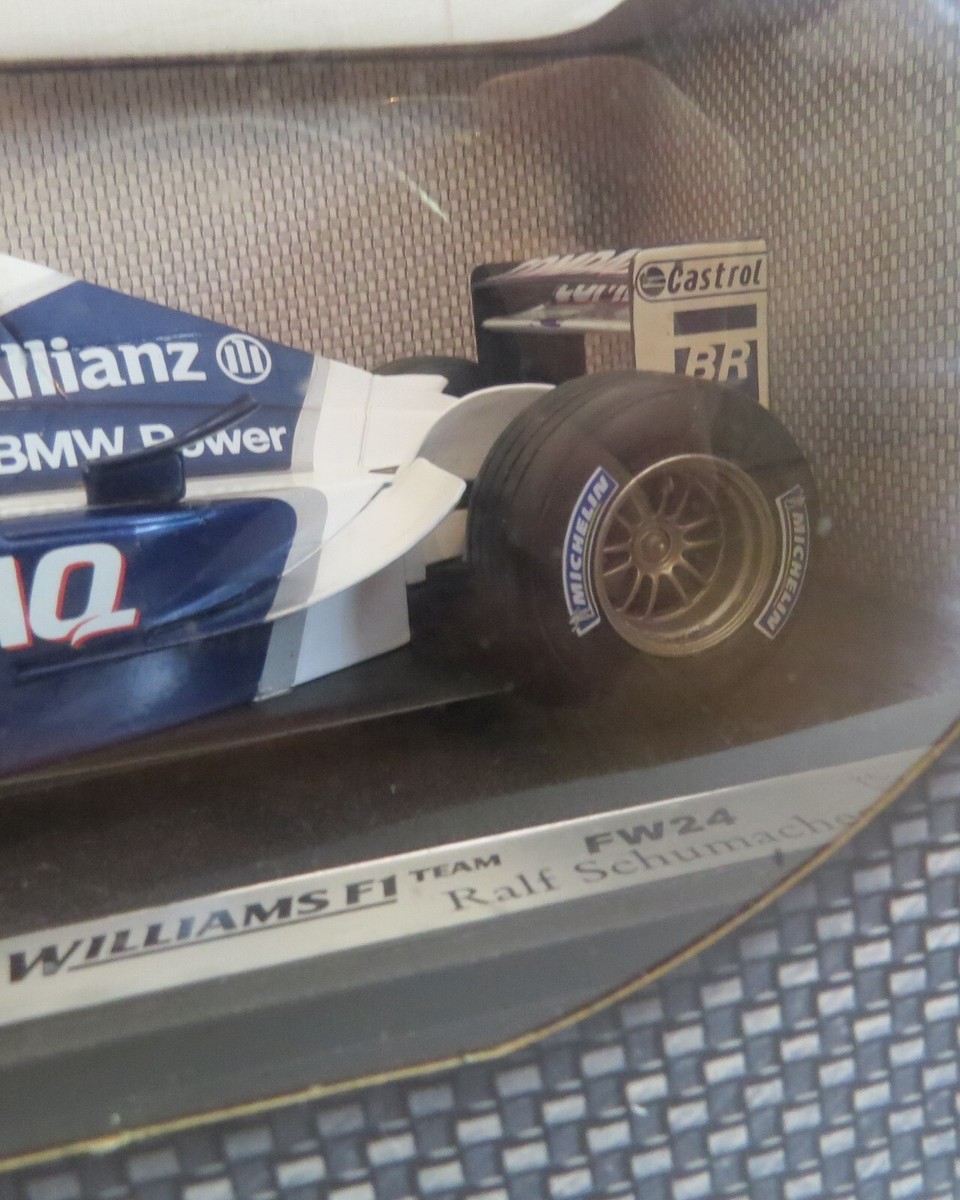 Hot Wheels SB 1/18 - F1 Williams BMW FW24 Schumacher 2002 Hot Wheels SB 1/18 - F1 Williams BMW FW24 Schumacher 2002
