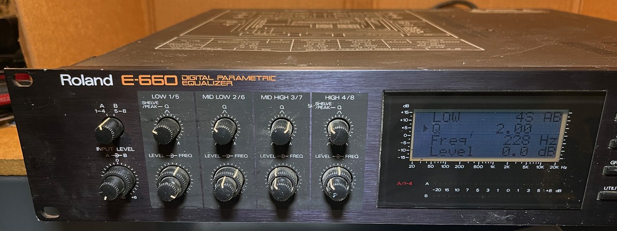 Roland E-660 Digital Parametric EQ Equalizer | eBay
