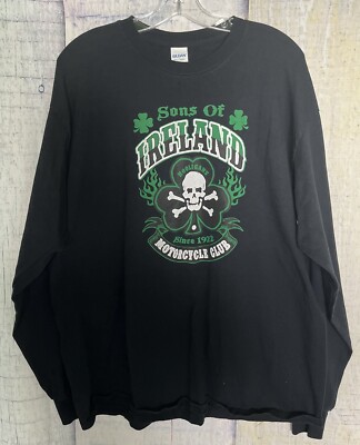 Sons of Ireland Hooligans Sz XL long Sleeve Shirt