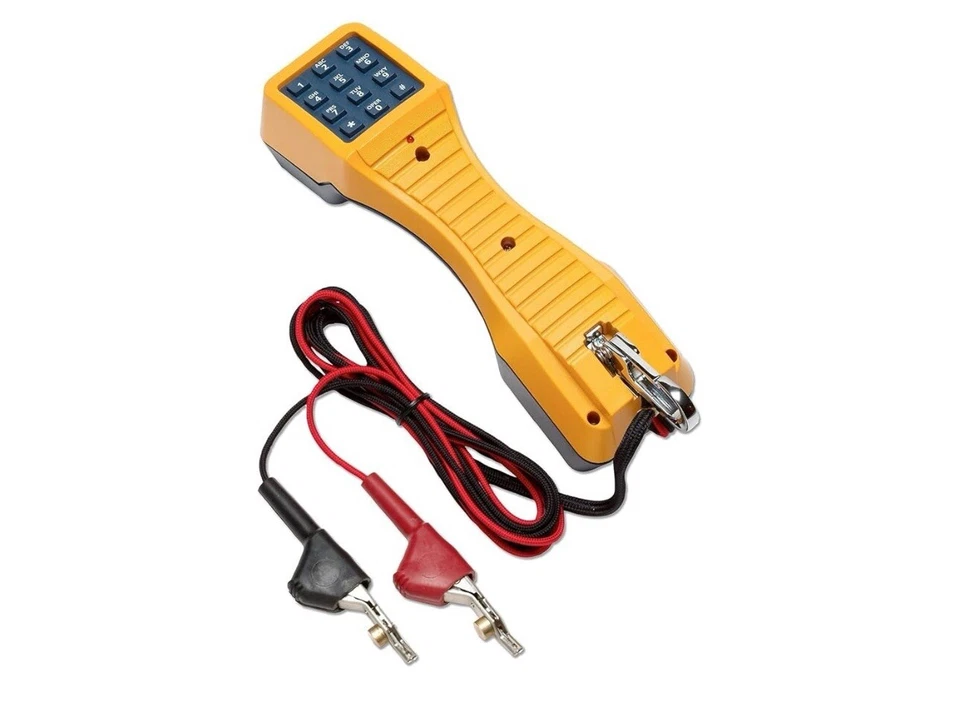 Fluke Networks Ts19 Telephone Fax Test Set W/ Angled Bed-of-nail Clips - Image 3 of 3