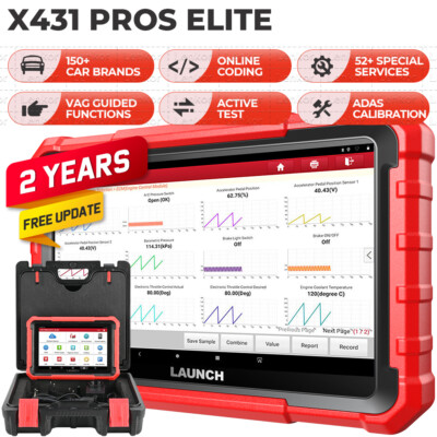2025 LAUNCH X431 PRO ELITE PRO5 OBD2 Diagnosegerät ALLE SYSTEM ECU Codierung