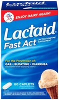 Lactaid Fast Act Lactase Enzyme Supplement 60 Caplets on sale Lactaid Fast Act Lactase Enzyme Supplement 60 Caplets on sale