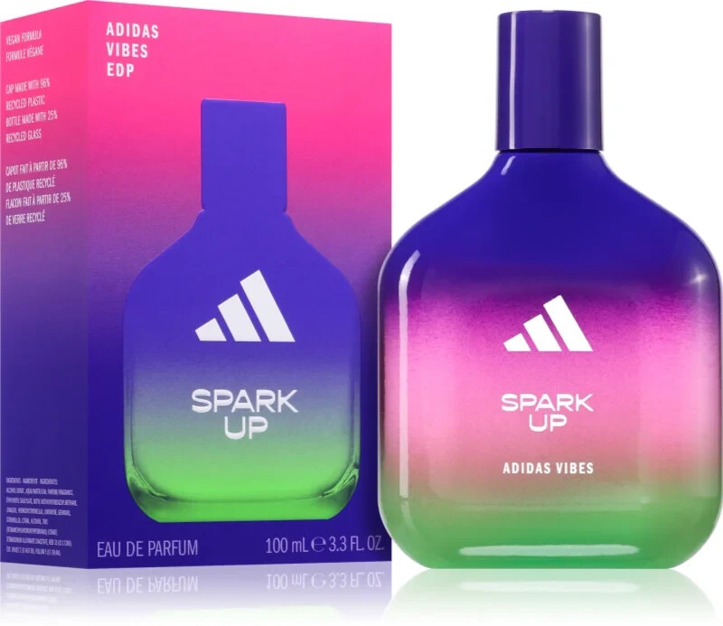 Adidas Vibes Spark Up 3.3 oz / 100 ml Eau de Parfum | eBay