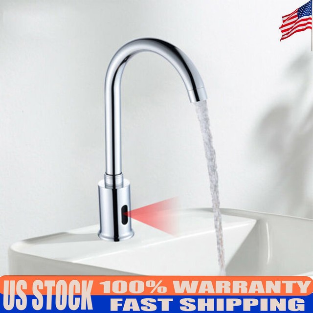 Motion Sensor Faucet Touchless Auto Kitchen Bathroom Sink Faucet