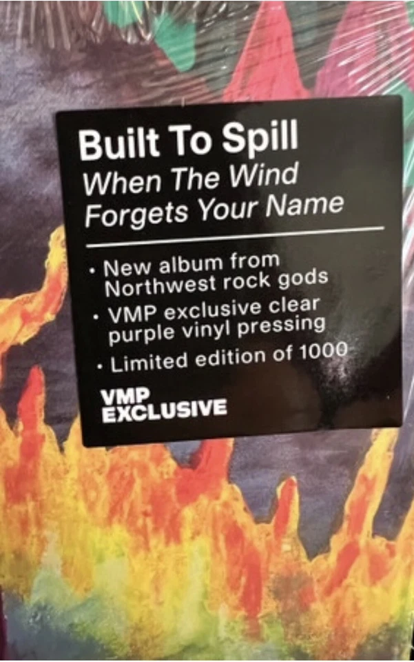 Built To Spill: When The Wind Forgets Your Name New Purple Vinyl #1/1000 VMP - Image 2 of 3