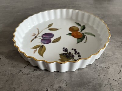 Royal Worcester ''Evesham Vale'' mittelgroße Quiche/Flan Schale