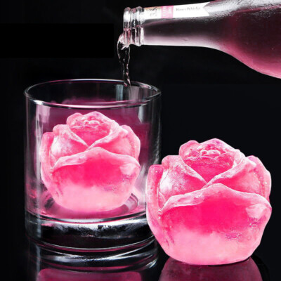 Glasform 3 Silikondecke Gletscherform Aus Blumigem Eis +  