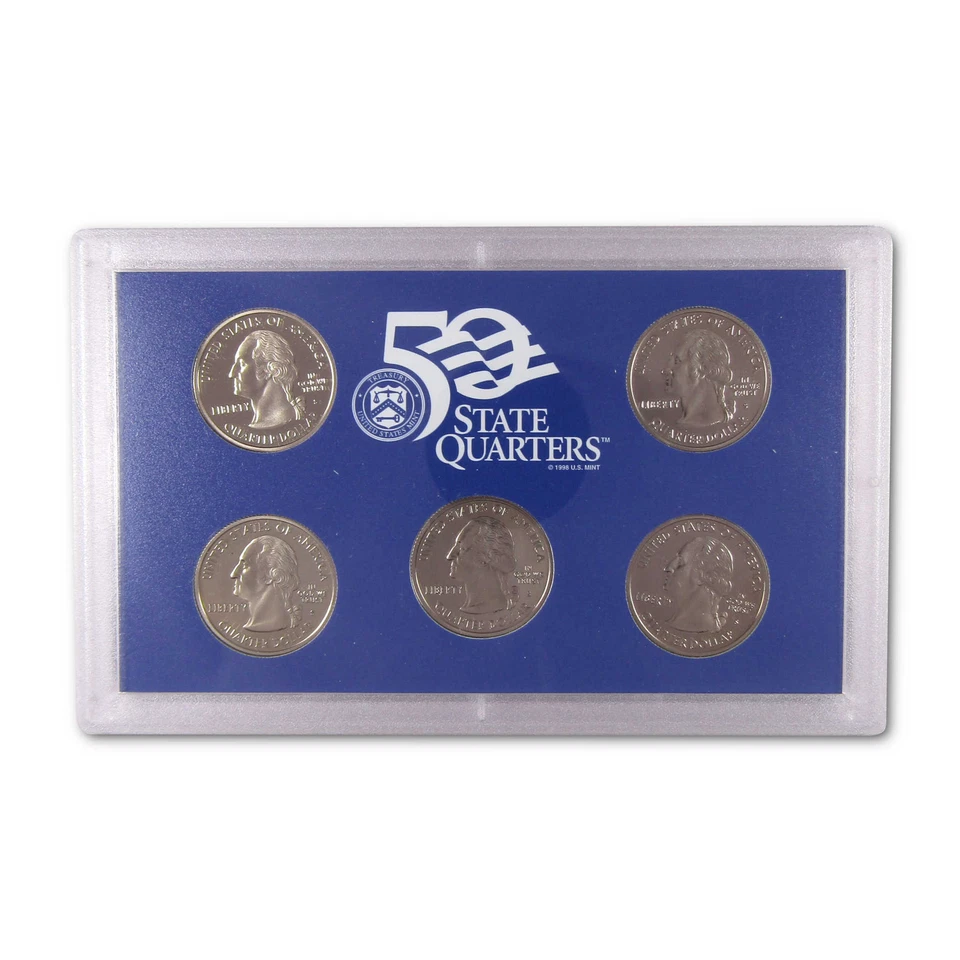 2001 State Quarter Clad Proof Set U.S. Mint Packaging OGP COA - Image 3 of 4