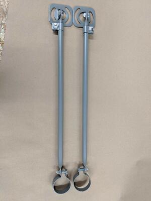  2 long Support Arms Monopoles braces DIRECTV KA/KU slimline DISH antenna 2'' OD