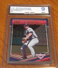 JB BUKAUSKAS Rookie****2018 Panini USA STARS****MINT 9***BREWERS---Mad Dog