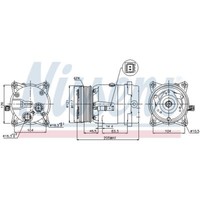 Kompressor Klimaanlage Passend FüR Peugeot 406 Break CitroëN C5 I Xantia