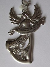 Z2 Caroline Never Drive faster than your GUARDIAN ANGEL can fly CAR CHARM ganz