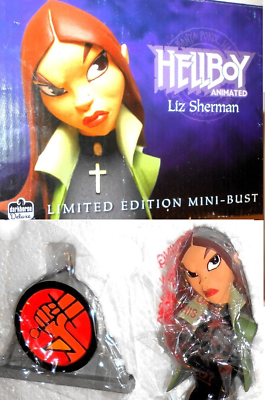 ONLY 1200 Made **** Hellboy animated LIZ SHERMAN mini bust 2007