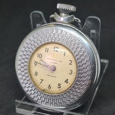 Vintage metal Ingersoll Pocket Watch c1970 Working B1