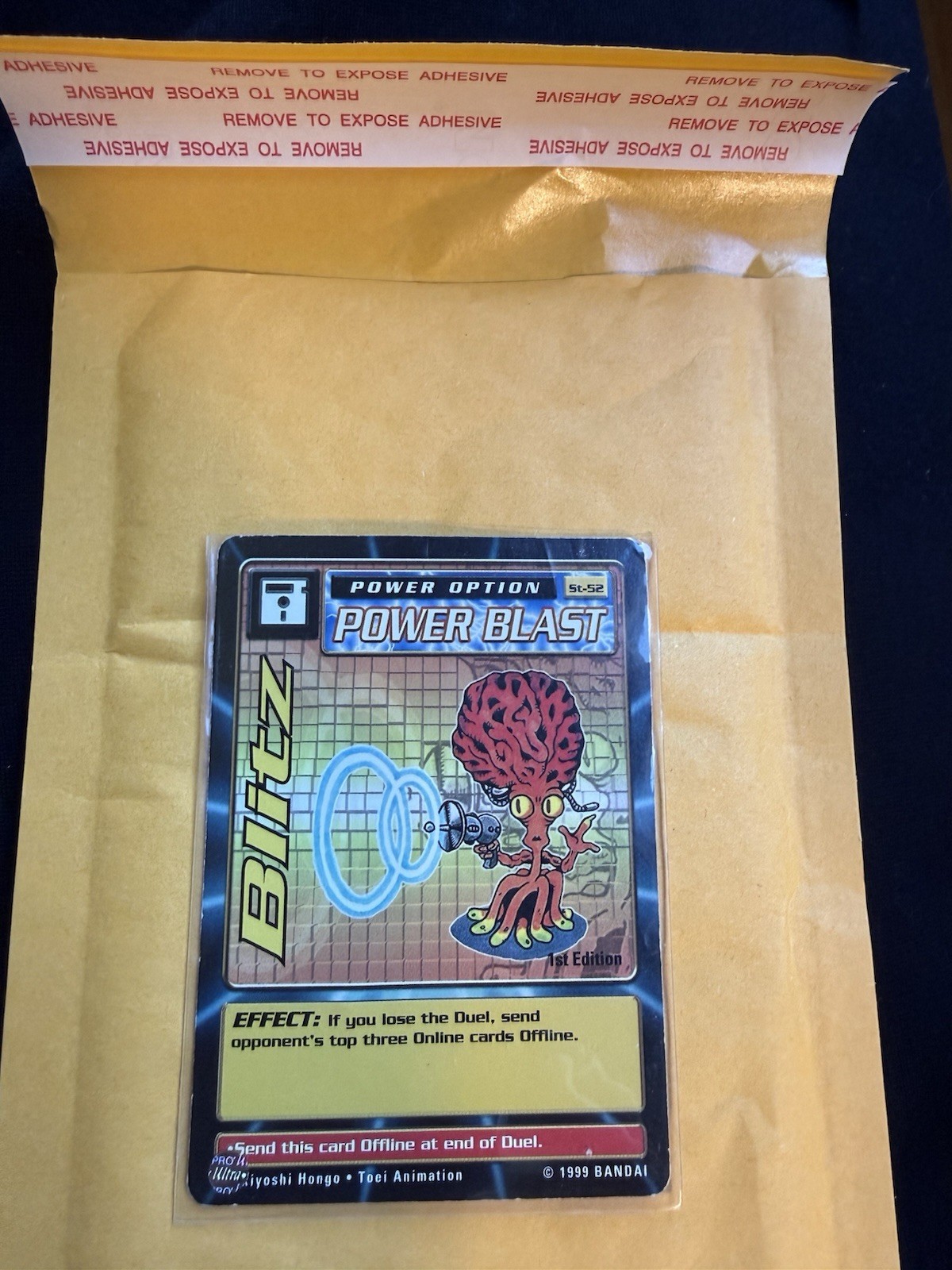1999 Bandai Digimon TCG Power Blast Blitz St-52 unlimited MP