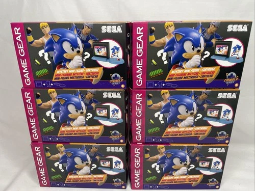 Console Heroes - Game Gear Mystery Mini Figure Boxes Lot Of 6 New!