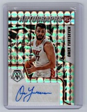2021-22 Panini Mosaic #RAM-OYS Omer Yurtseven Rookie Autographs Mosaic