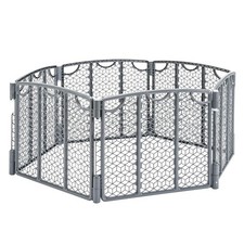 Evenflo Versatile Play Space Adjustable Play Area, Plastic, 8-Panel Cool Gray 