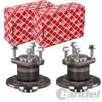 2X febi bilstein RADLAGER-SATZ Hinten Beidseitig Passend FÜR Opel Astra Combo