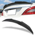 For 2012-2018 CLS Class C218 W218 Real Carbon Fiber Trunk Spoiler Wing