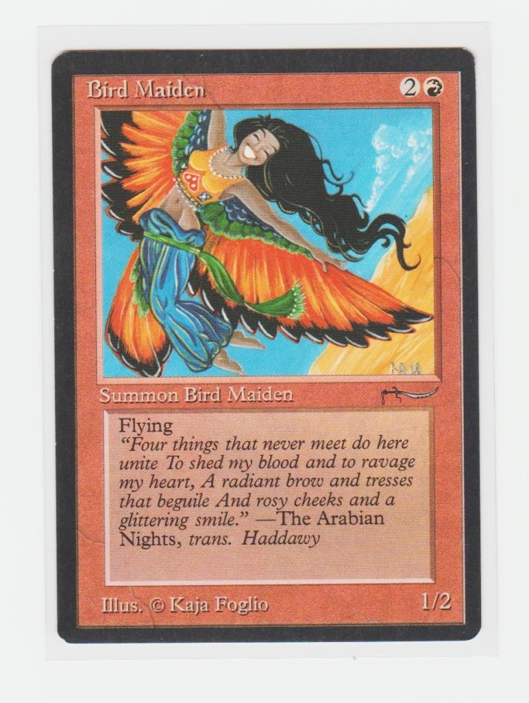 Magic the Gathering ~ MTG ~ 1x Bird Maiden ~ M/NM ~ Arabian Nights ~ LIGHT