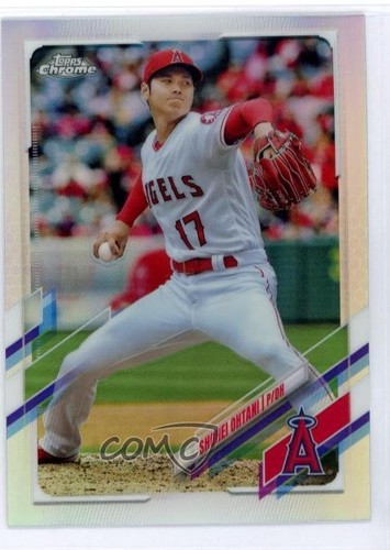 2021 Topps Chrome Refractor Shohei Ohtani #159 c5w
