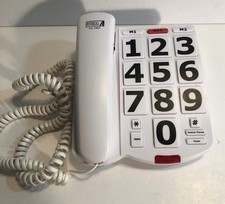 Future Call Amplified Big Button Phone - Hard of Hearing Big Button Phone VGC