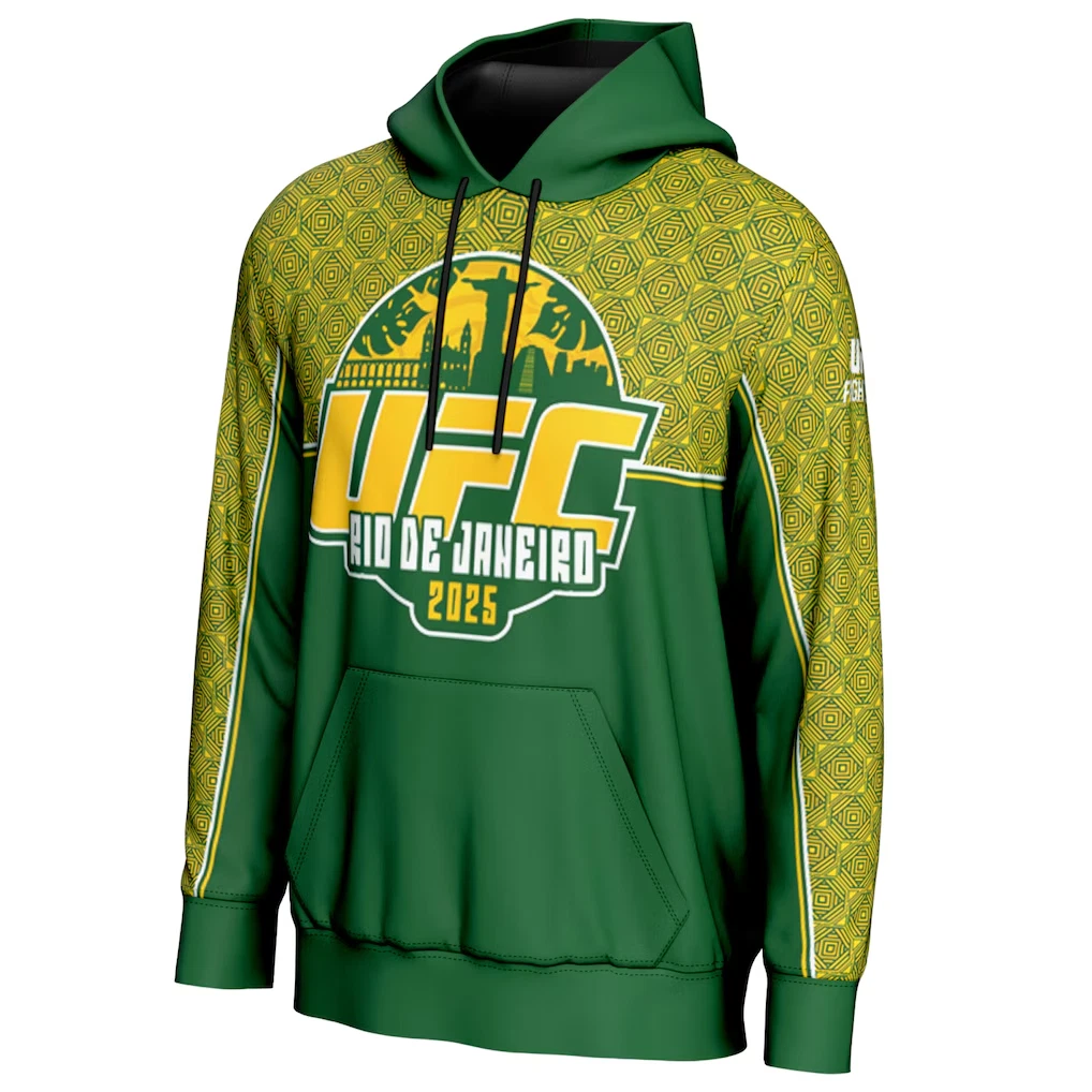 Green UFC Fight Night Brazil Hoodie