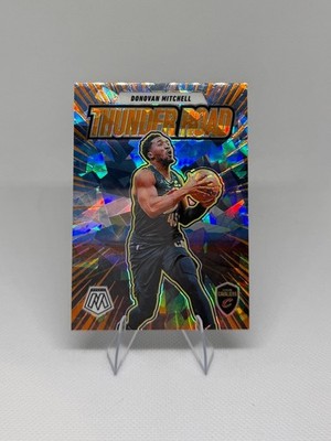 2024-25 Mosaic Donovan Mitchell Thunder Road Orange /49 - Cavaliers No. 14