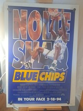 Blue Chips - original S/S movie poster 27x40 1994 - Shaq Basketball