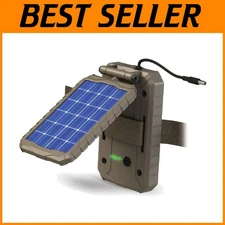 Durable 12V Solar Power Panel with Rechargeable Battery