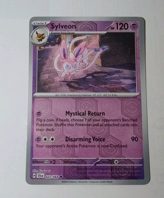 Sylveon 022/064 NM EN Pokemon TCG Shrouded Fable Reverse-Holo