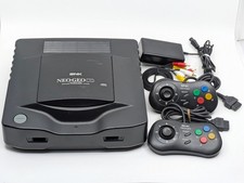 Neo Geo CD CD-T01 Console SNK w/ 2 Controller AC Adapter Tested Japan