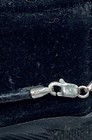 14k White Gold Black Leather Cord Necklace 2.3g — photo 5