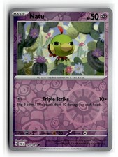 Pokemon: SV: Paldean Fates Natu #025/091 Common,Reverse Holo .P2N