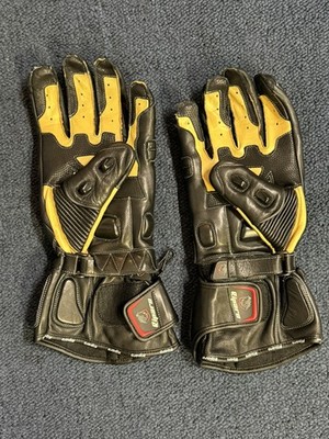 Riparo Leather Gauntlet Motorcycle Gloves XL