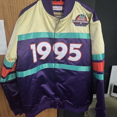 Mitchell & Ness Hardwood Classic 1995 NBA All-Star Weekend Satin Jacket Size LG